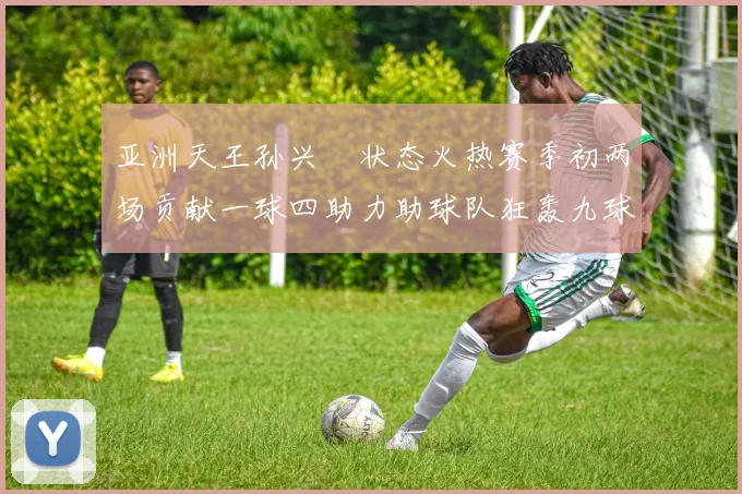 亚洲天王孙兴慜状态火热赛季初两场贡献一球四助力助球队狂轰九球